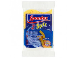 Spontex Мягкая губка + ткань, 2 шт